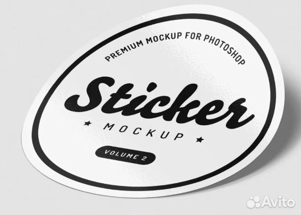Лента с лого, стикеры наклейки