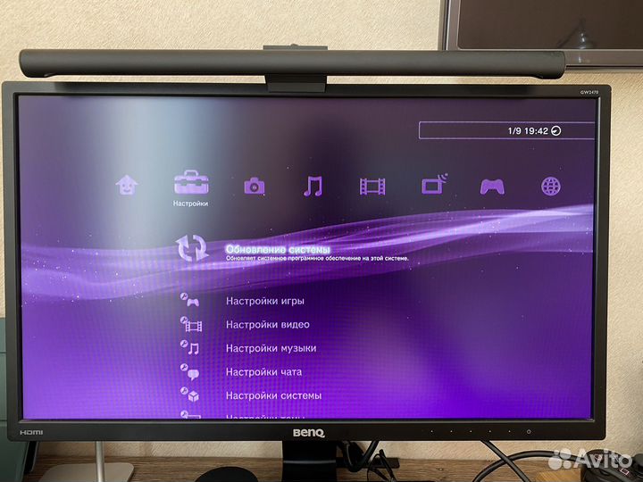 PS3 Slim 120 Gb + 2 джойстика + 11 игр