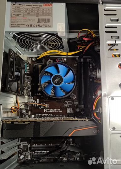 Компьютер: Core i5, GTX1070, 16gb, SSD 512gb