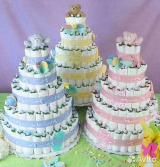 Торт из памперсов