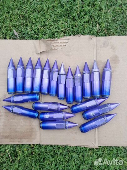 Гайки колесные blox пики