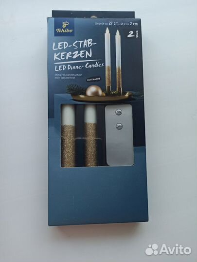 Светодиодные свечи. На пульте управления