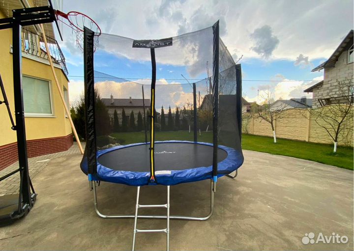 Батут с сеткой