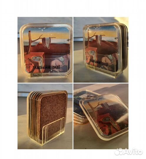 Набор пробковых подставок под кружку, стакан