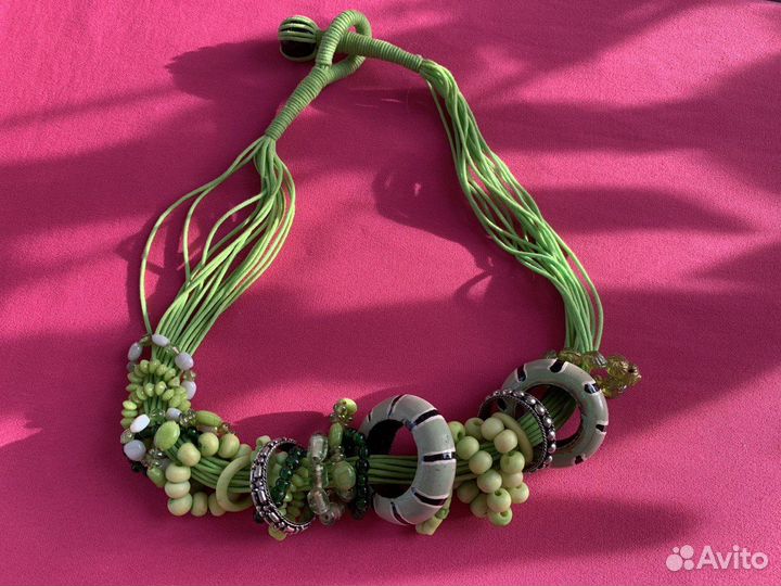 Бусы ожерелья колье женские куча всего