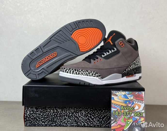 Кроссовки Nike Air Jordan 3 Retro Fear Pack