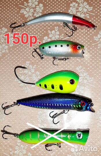 Воблеры новые