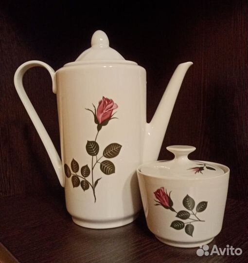Чайник кофейник, сахарница. гдр