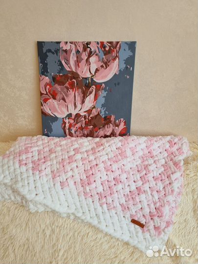 Плед ручной работы