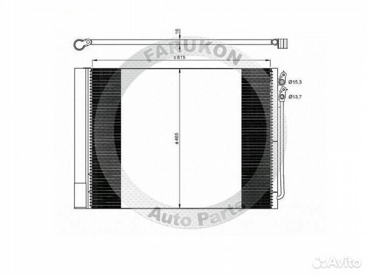 Радиатор кондиционера для BMW