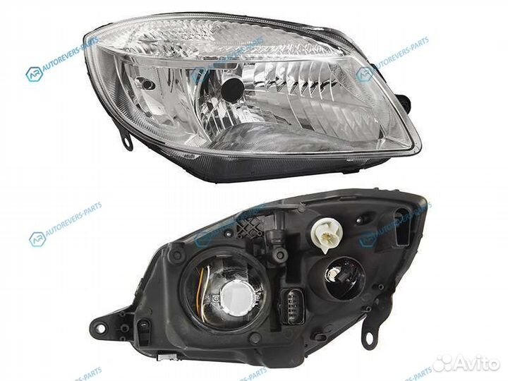 ST-665-1114R Фара skoda fabiaroomster 07-10