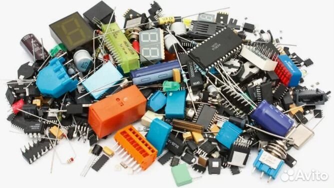 Электронные компоненты(микросхемы,транзисторы итд)
