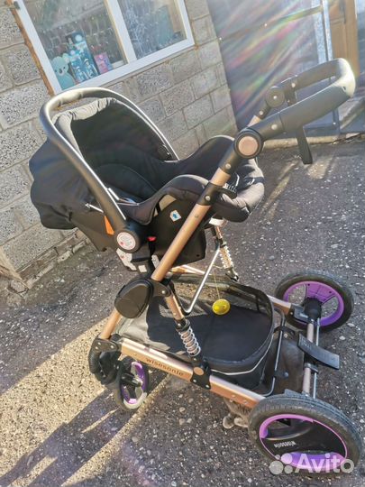 Коляска 3 в 1 с автолюлькой