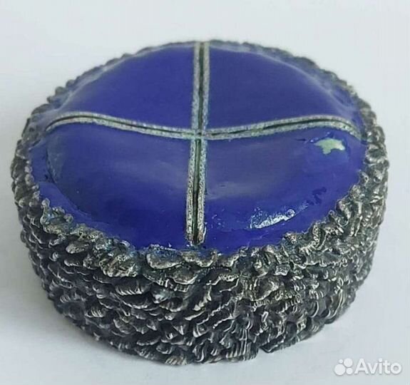 Солонка серебро эмаль 1А 84