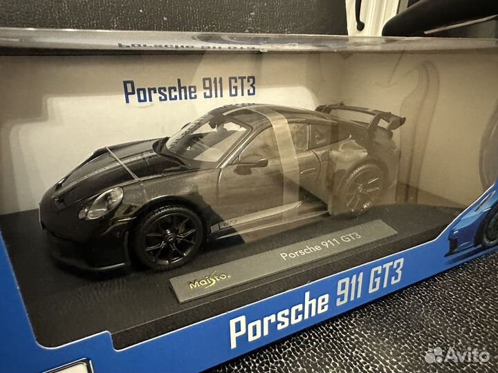 Модель авто 1:18 porsche 911 gt3