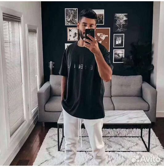 Футболка Essentials fog Fear Of God