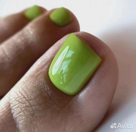 Педикюр полный с покрытием гель лак