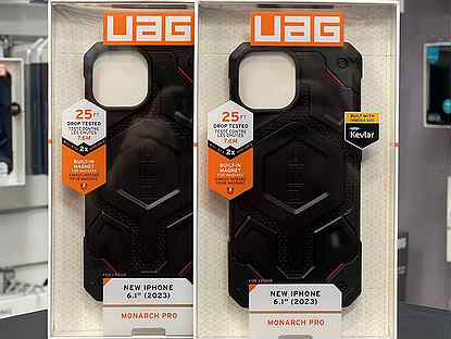 Чехол Uag Monarch Pro для iPhone 15 Kevlar