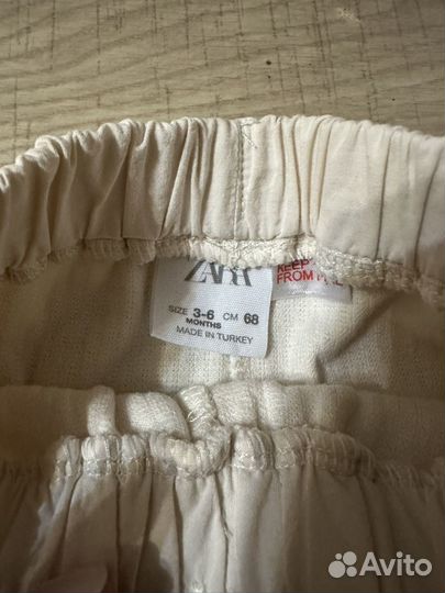 Стильные штаны zara 68 см