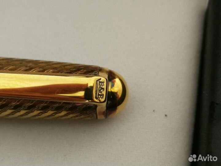 Ручка шариковая Bosset & Erhard, серебро/позолота