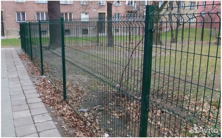 Забор 3D сетки /панельное ограждение 2D/ Сетка 3Д