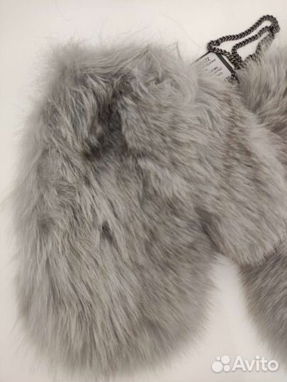 Варежки натуральные лиса