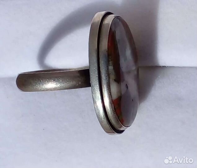 Винтажное кольцо с яшмой