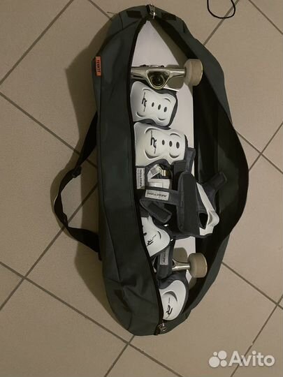 Скейтборд Termit, чехол, шлем и защита