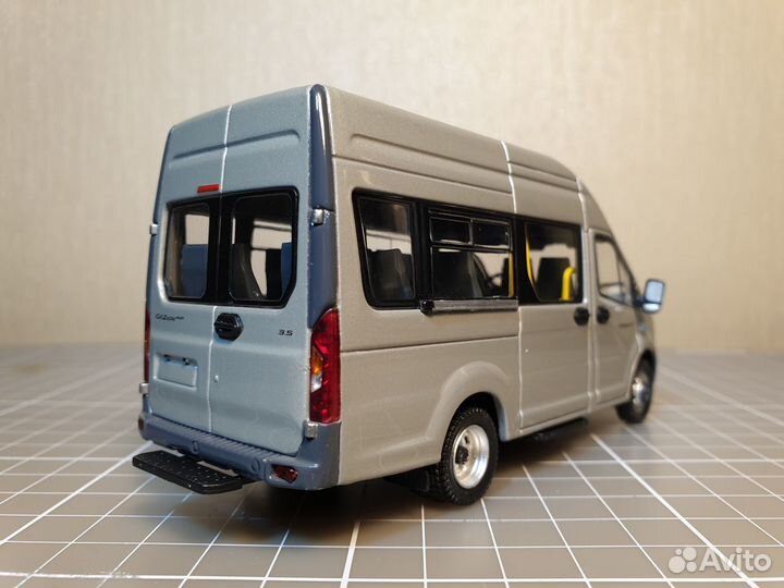 Газель Next A65R22 пассажирская, серый металлик