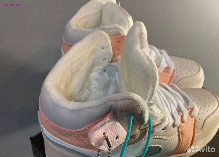 Кроссовки Nike Air Jordan тёплые (Арт.40442)