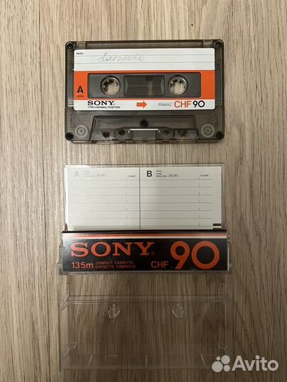 Аудиокассеты Sony под запись