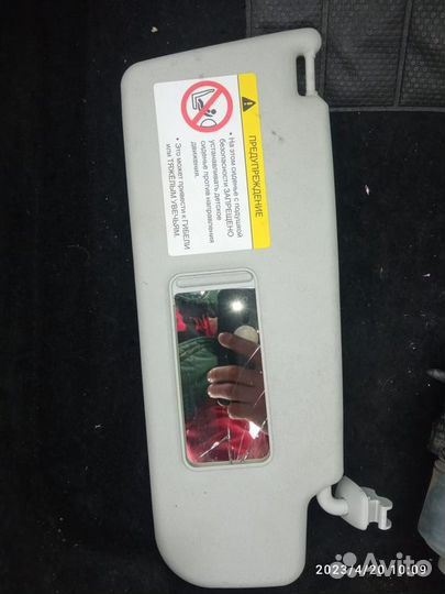 Козырек солнцезащитный правый Volkswagen Polo 5