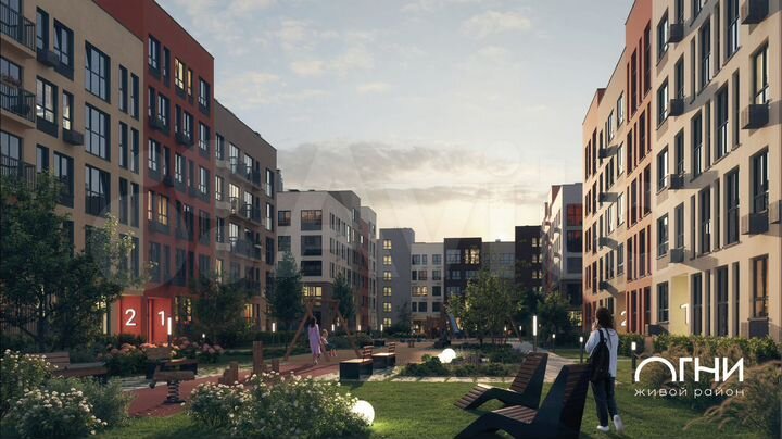 1-к. квартира, 33,4 м², 4/5 эт.