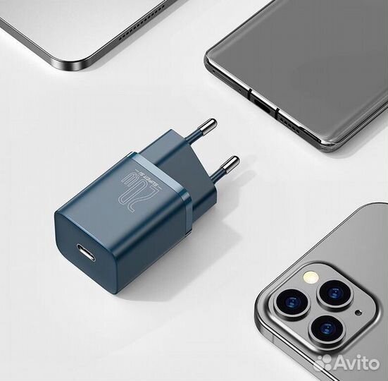 Зарядное устройство baseus Super Si USB-C, 3A, 20W