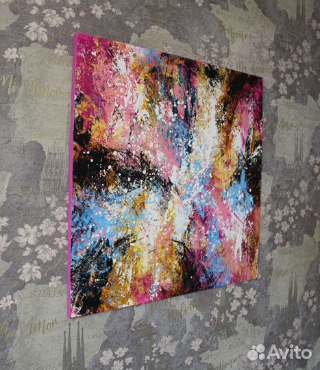 Картина акрилом на холсте