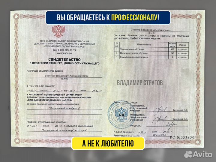 Дезинфекция / Уничтожение насекомых / Дератизация