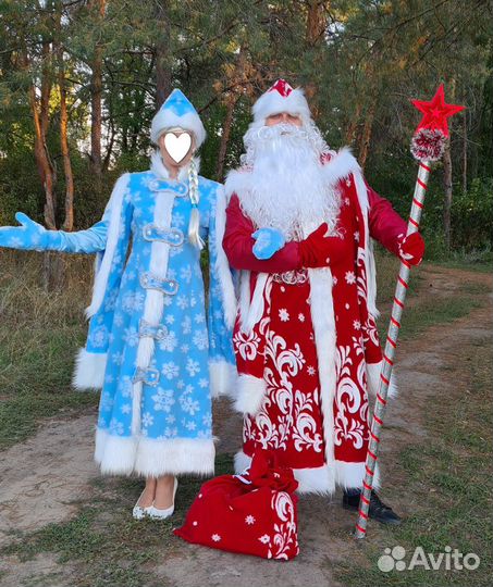 Костюмы Деда Мороза и Снегурочки