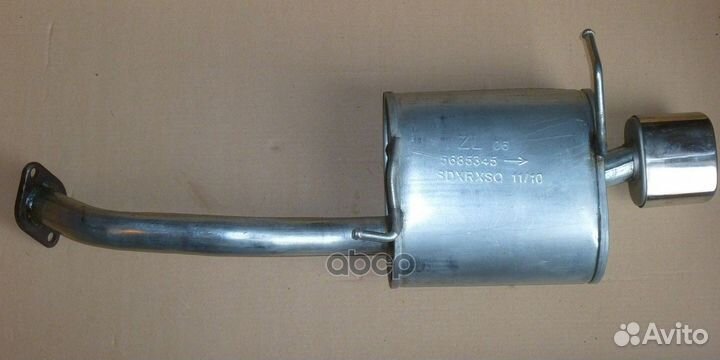 Глушитель задняя часть smily F1201600 lifan