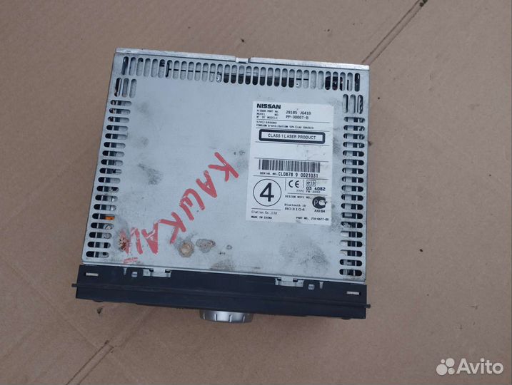 Штатная магнитола Nissan Qashqai J10