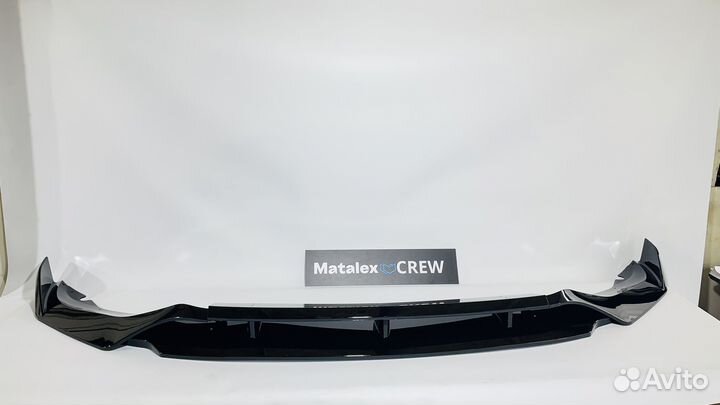 Сплиттер BMW X5 G05 в стиле X5M чёрный глянец