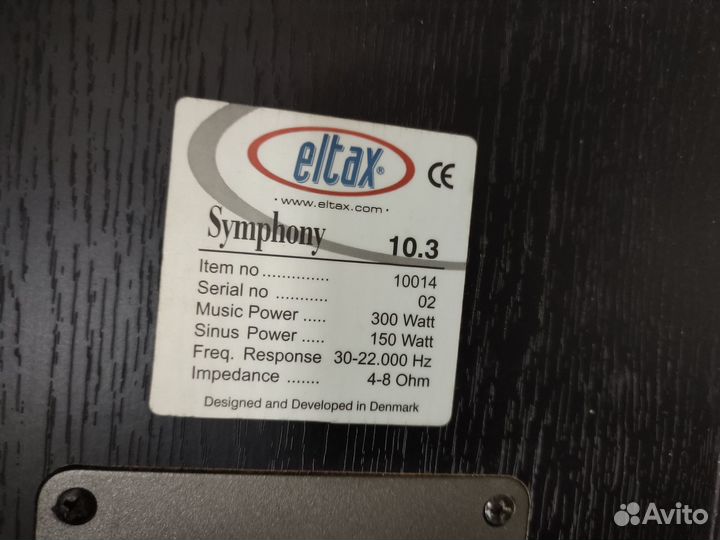 Акустика Колонки Eltax Symphony 10.3
