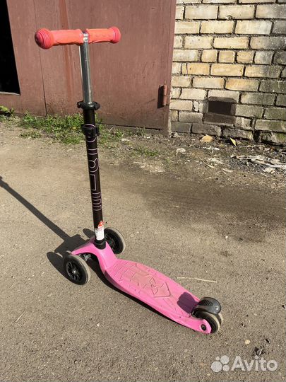 Самокат детский трехколесный maxi micro