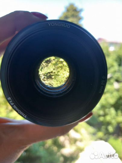 Объектив на canon yongnuo 50mm 1.8