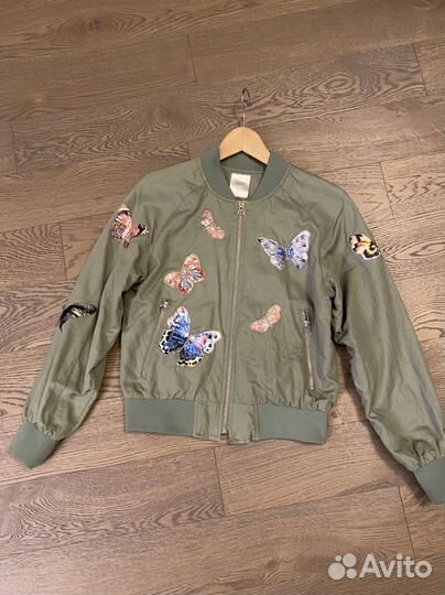 Бомбер ThInk About Лен Новый 44