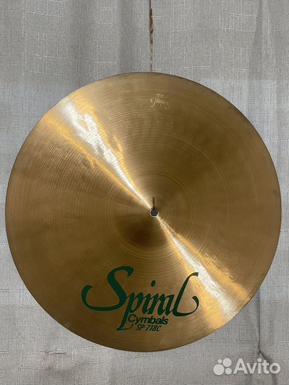 Тарелка Spiral cymbals SP-718C ride