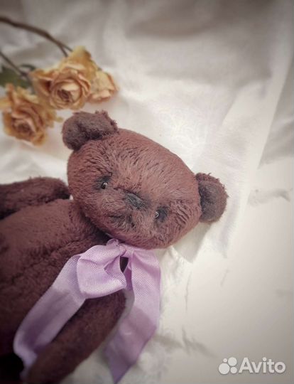 Игрушка ручной работы мишка