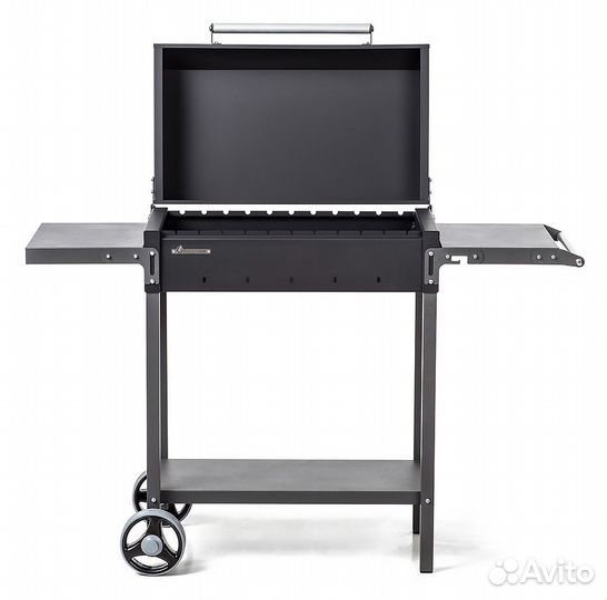 Гриль-мангал с полками, крышкой и колесами