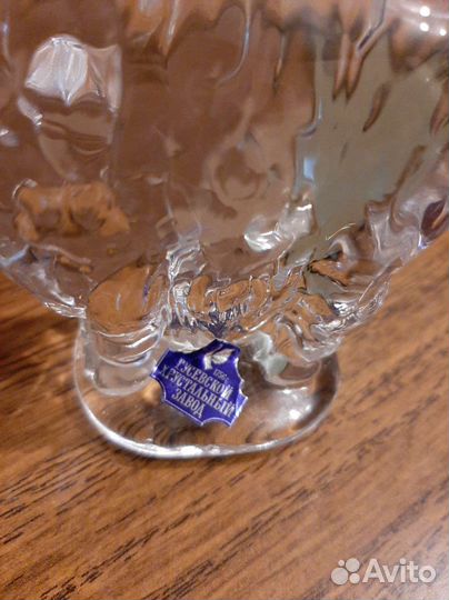 Фигурка Овца (Коза). Хрустальная