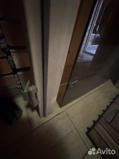 Дверь для бани/сауны 180х60 б/у с коробкой