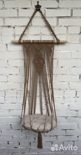 Гамак макраме для кошки